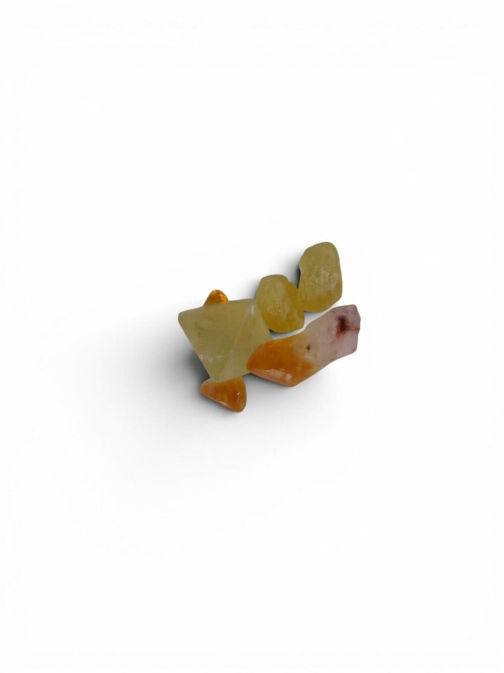 Mixed Citrine & Yellow Quartz Rough Crystal Lot Tiny Specimens - Picture 3 of 8